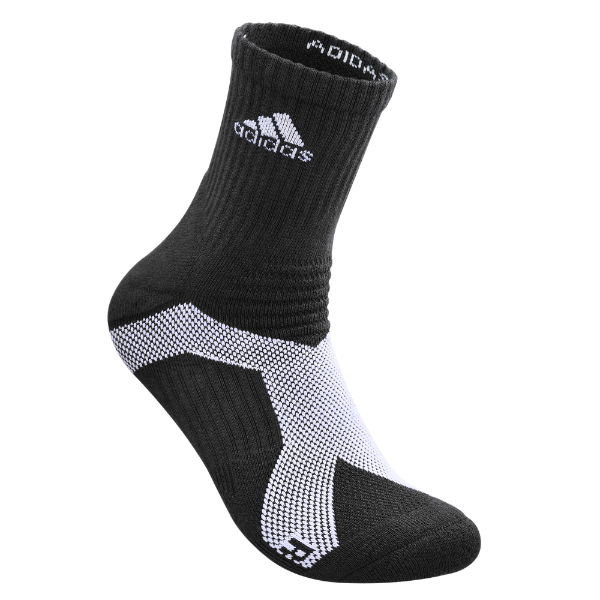 adidas P5.1 極致高機能 中筒運動襪 (多功能強化極致款) 黑底白字/1雙入