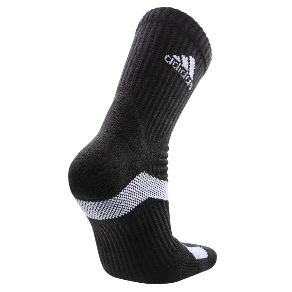 adidas P5.1 極致高機能 中筒運動襪 (多功能強化極致款) 黑底白字 / 3雙一組