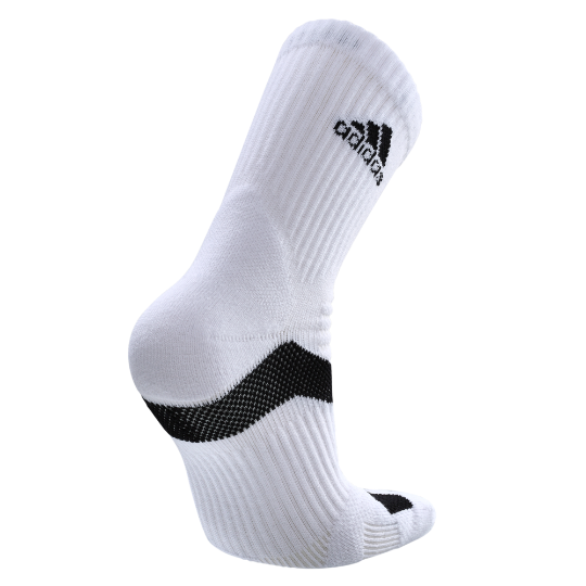 adidas P5.1 極致高機能 中筒運動襪 (多功能強化極致款) 白底黑字/1雙入