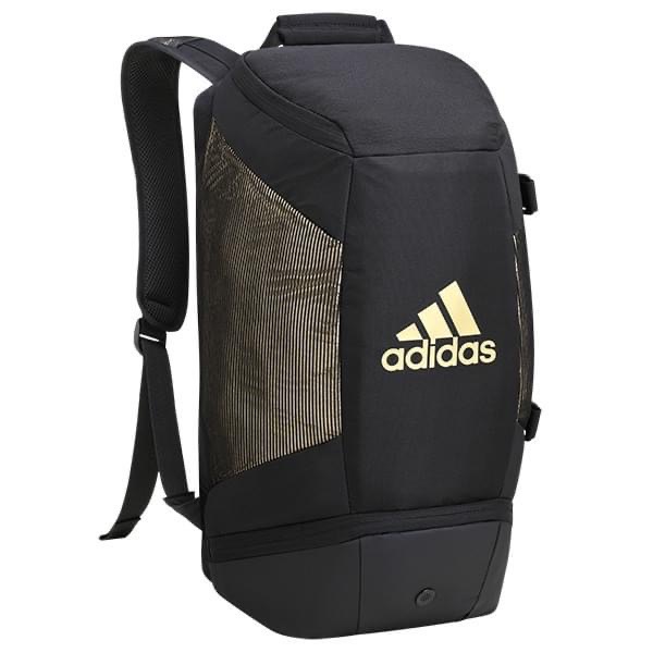 Adidas XS5金緻後背包 (耀眼金、螢光橘)