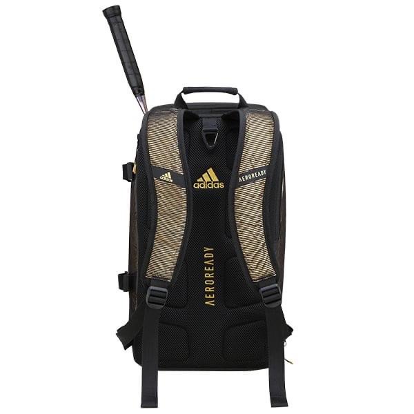 Adidas XS5金緻後背包 (耀眼金、螢光橘)